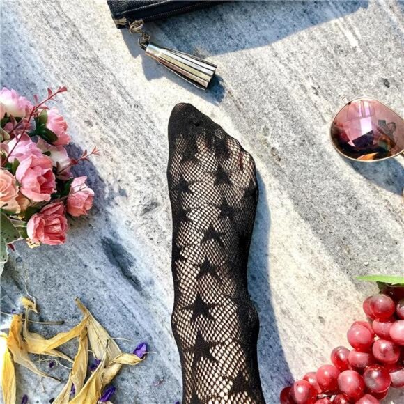 Fishnet Patterned Tights - Picture 4 of 6